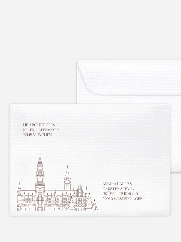 Munich City Skyline
