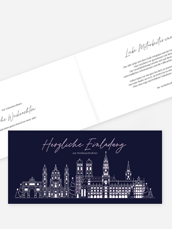 Munich City Skyline