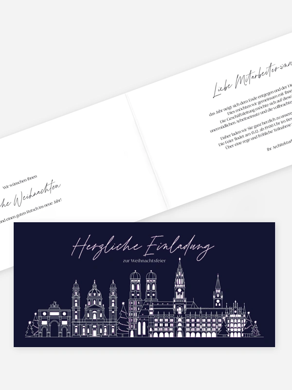 Munich City Skyline