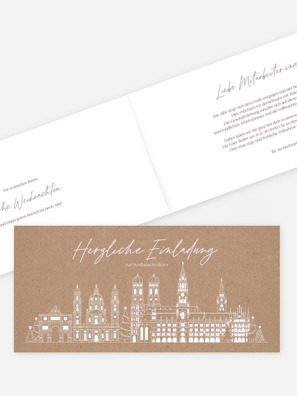 Munich City Skyline