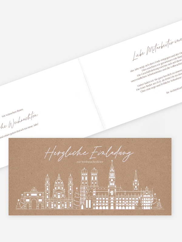 Munich City Skyline