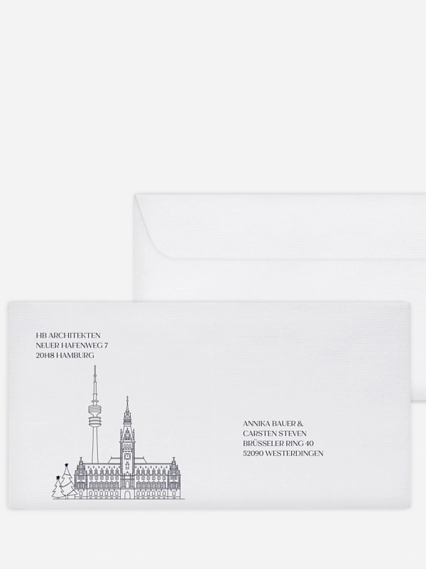 Hamburg City Skyline