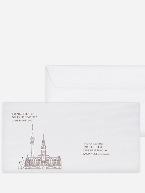 Hamburg City Skyline