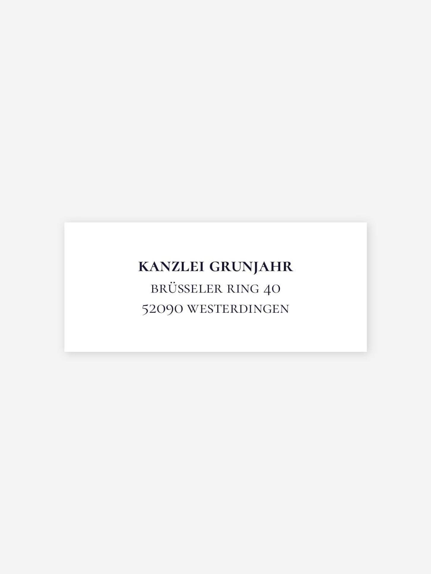 Absenderaufkleber geschäftl. Weihnachten Festive Signature