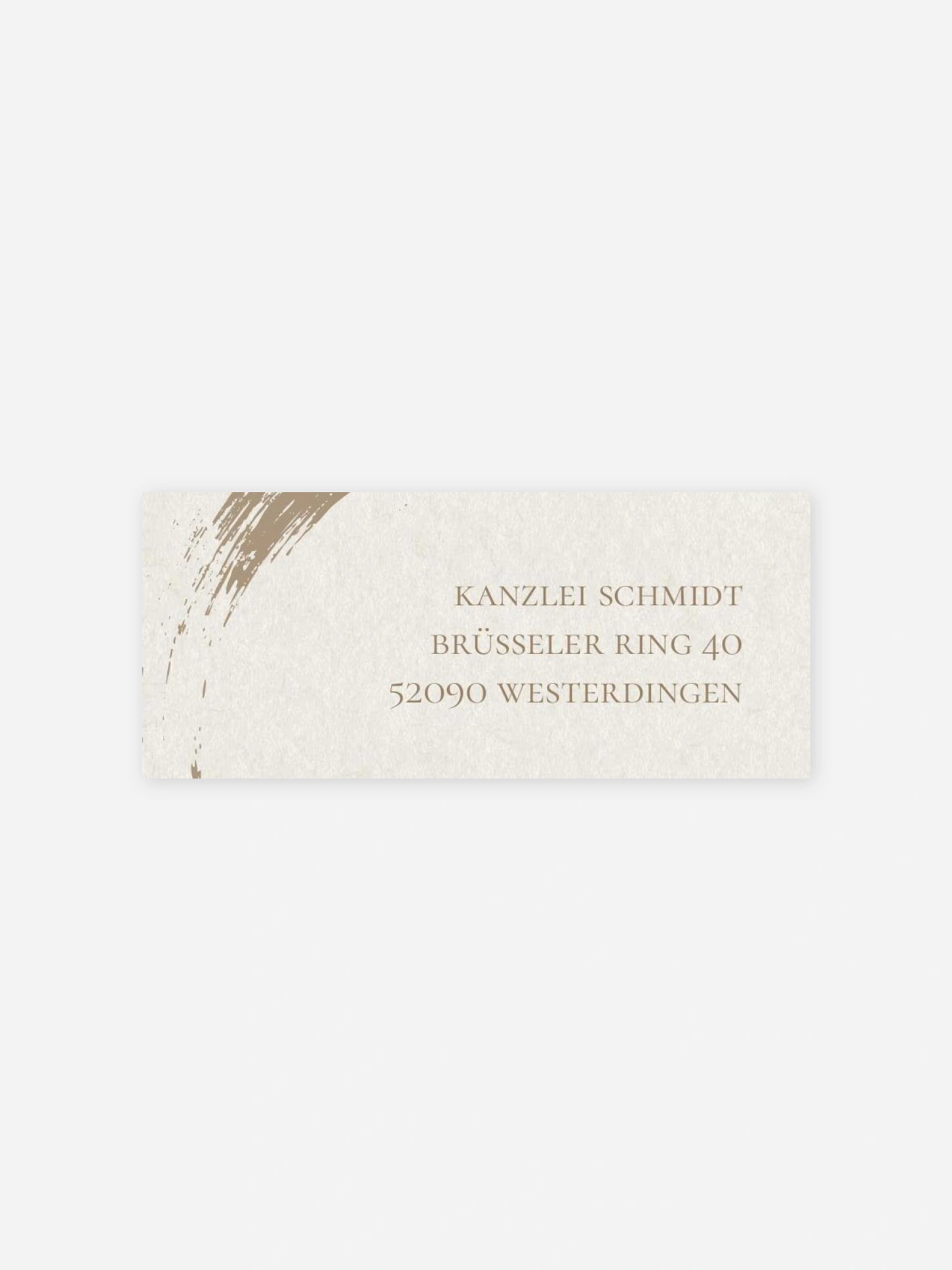 Absenderaufkleber geschäftl. Weihnachten Seasonal Elegance