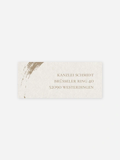Absenderaufkleber geschäftl. Weihnachten Seasonal Elegance