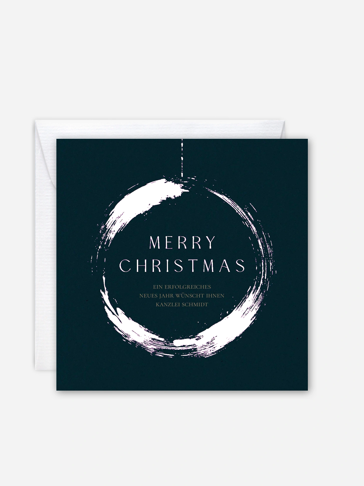 Geschäftliche Weihnachtskarte Seasonal Elegance