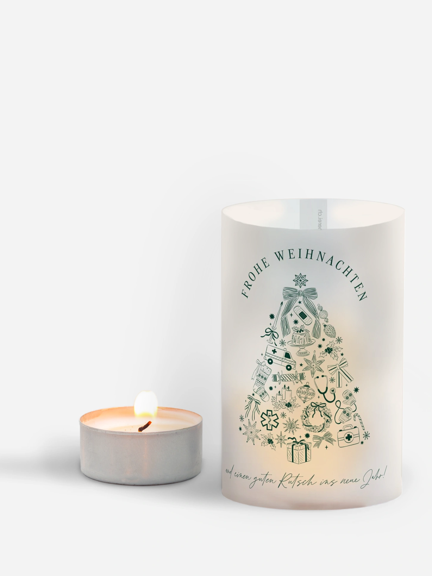 Windlicht Weihnachten Business Christmas Tree