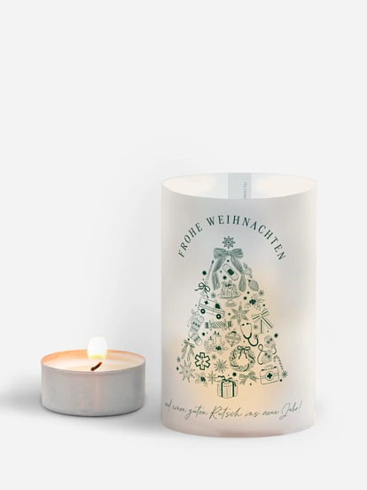 Windlicht Weihnachten Business Christmas Tree
