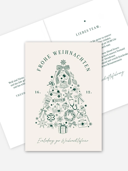 Weihnachtsfeier Business Christmas Tree