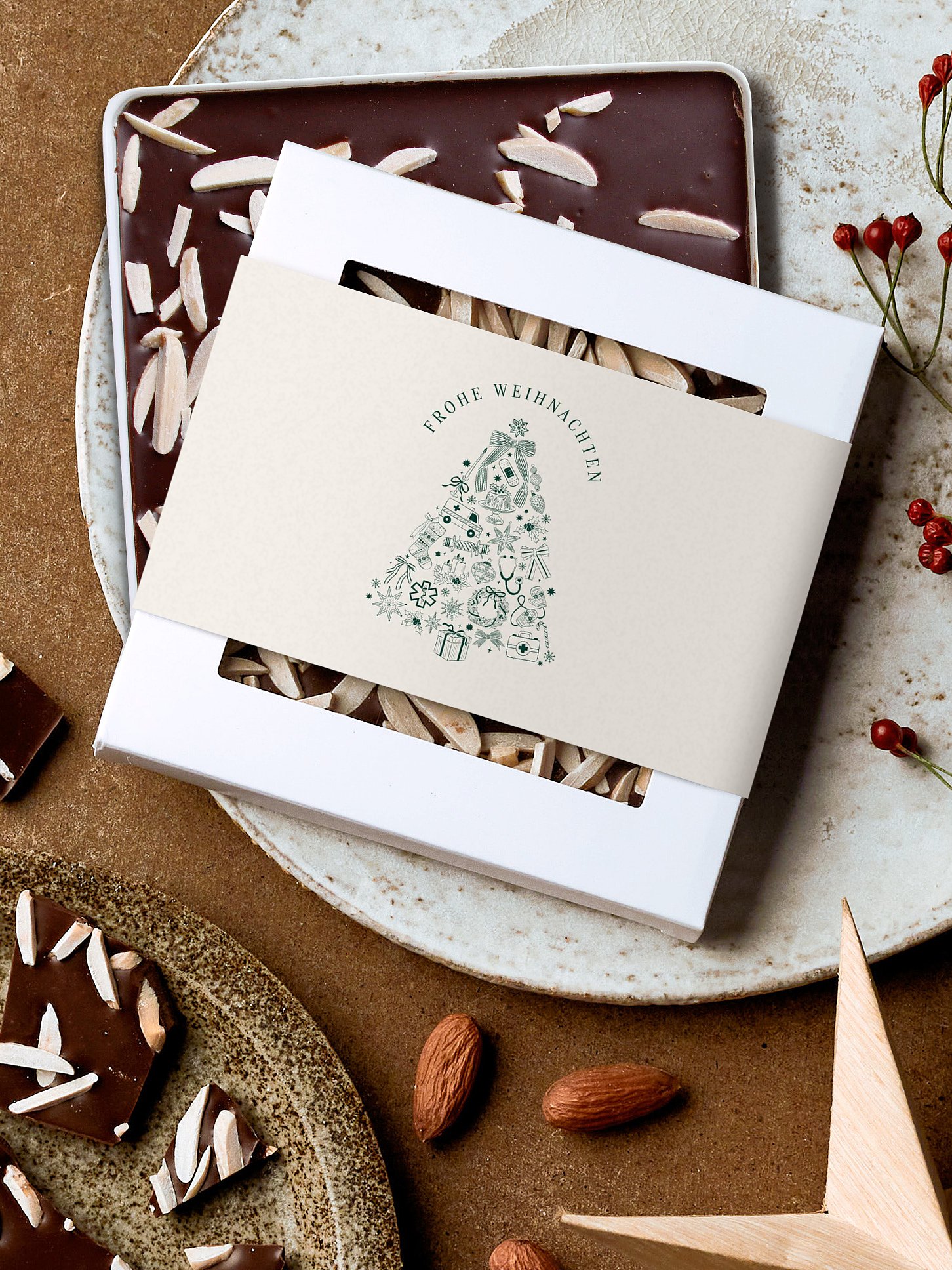 Schokobox geschäftlich Business Christmas Tree