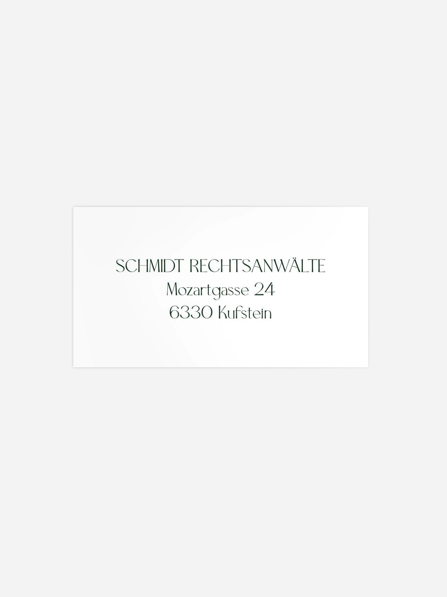 Empfängeraufkleber geschäftl. Weihnachten Timeless Year