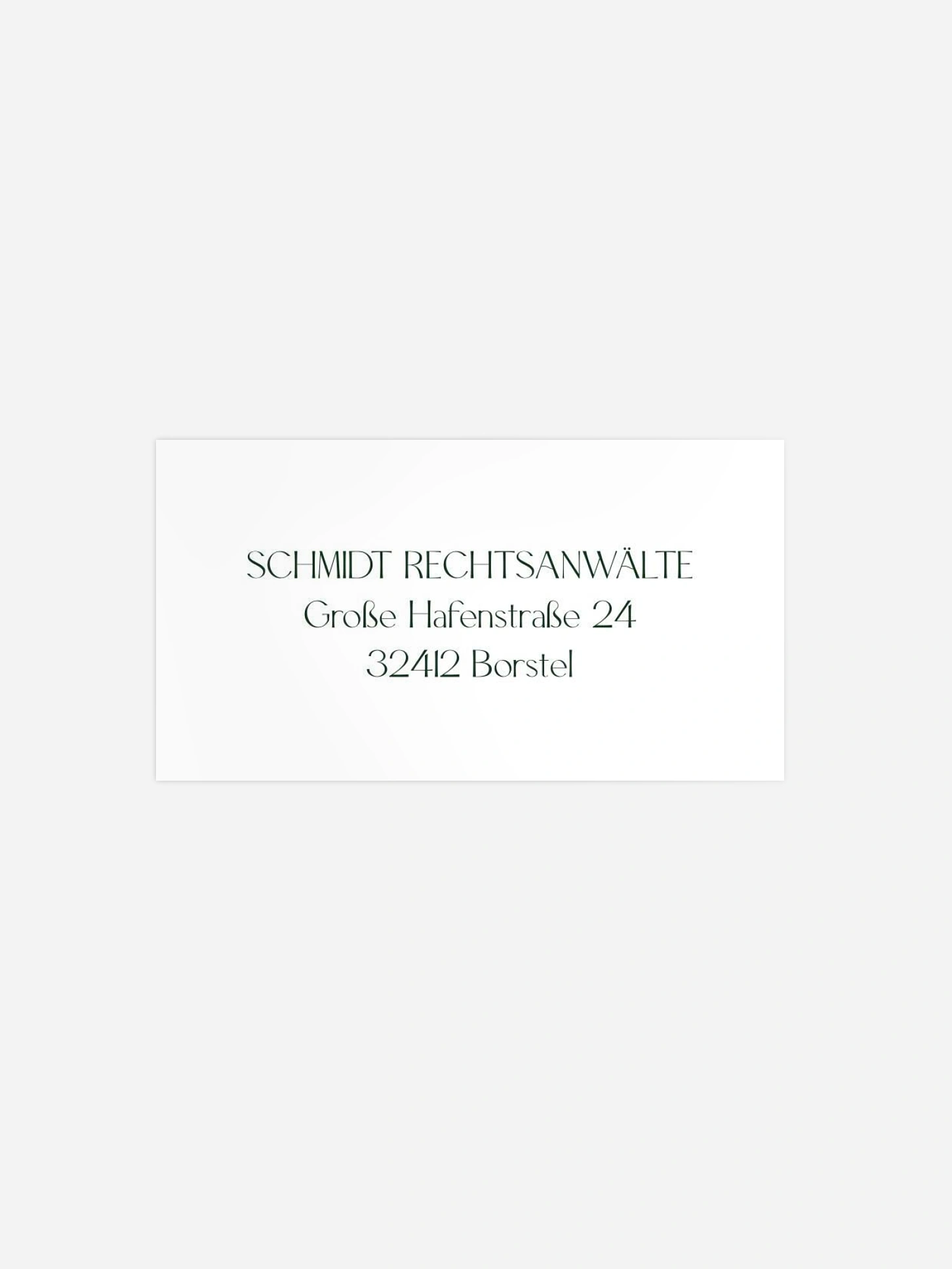 Empfängeraufkleber geschäftl. Weihnachten Timeless Year