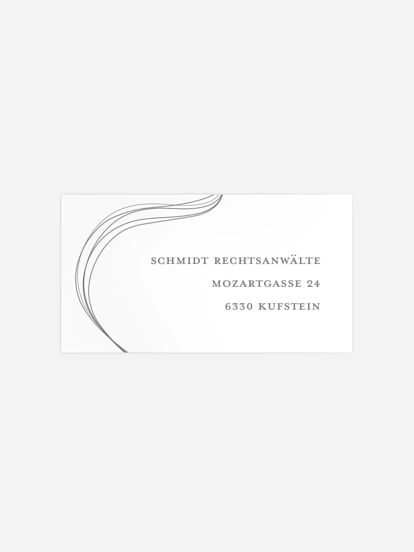 Empfängeraufkleber geschäftl. Weihnachten Poised Year