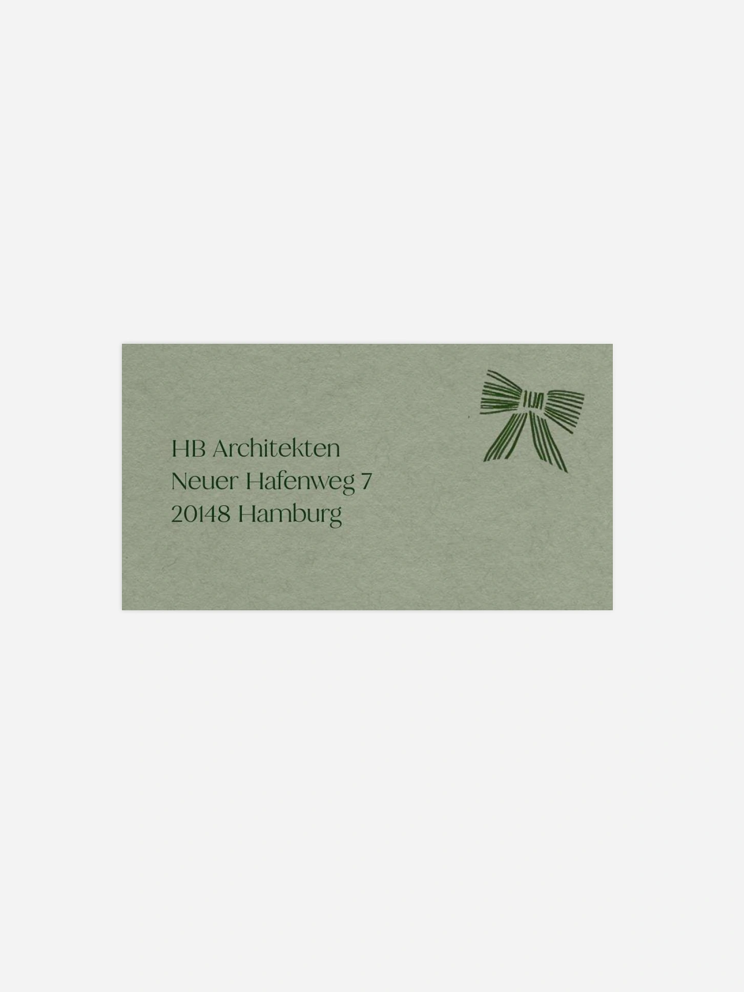 Empfängeraufkleber geschäftl. Weihnachten Tied with Joy