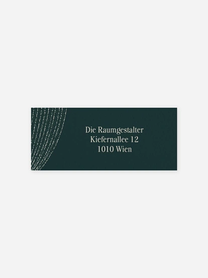 Absenderaufkleber geschäftl. Weihnachten Glitter Curtain