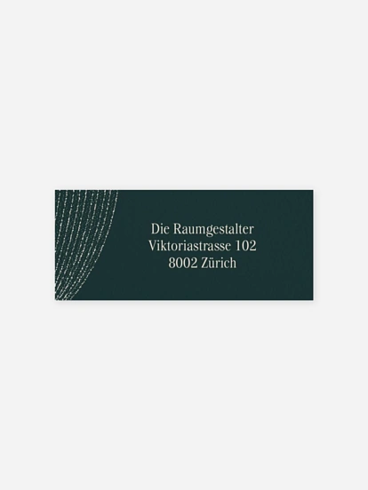 Absenderaufkleber geschäftl. Weihnachten Glitter Curtain