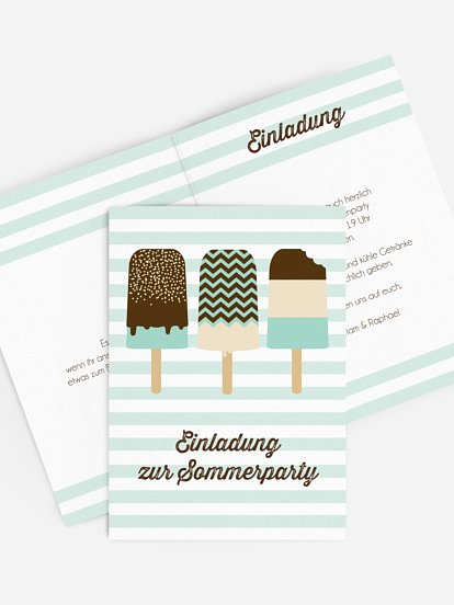 Partyeinladung Stielvoll