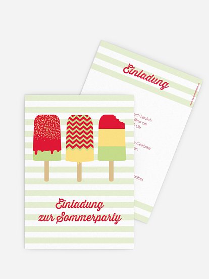 Partyeinladung Stielvoll