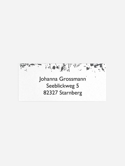 Absenderaufkleber Party Rock'n'Roll