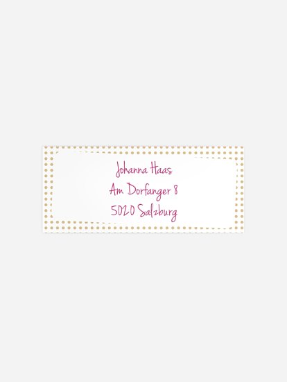 Absenderaufkleber Geburtstag Alter Hase