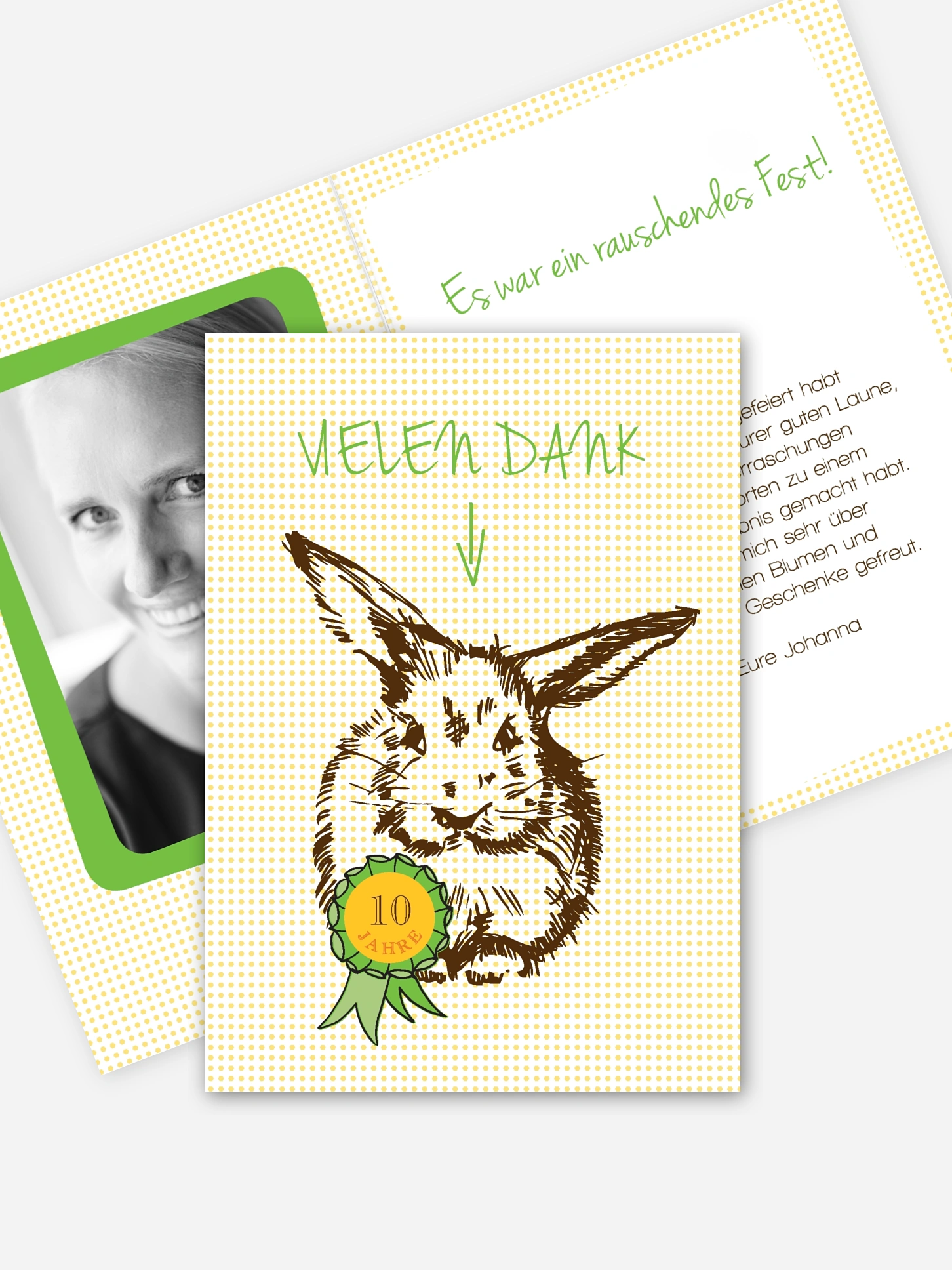 Dankeskarte Geburtstag Alter Hase