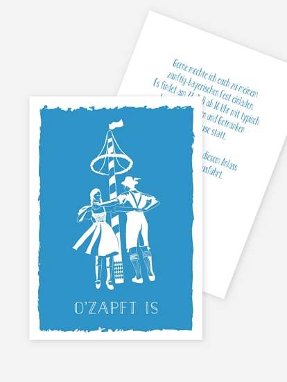 Partyeinladung Volksfest