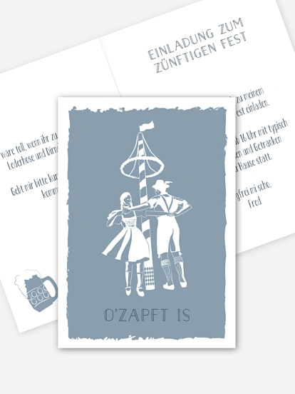 Partyeinladung Volksfest