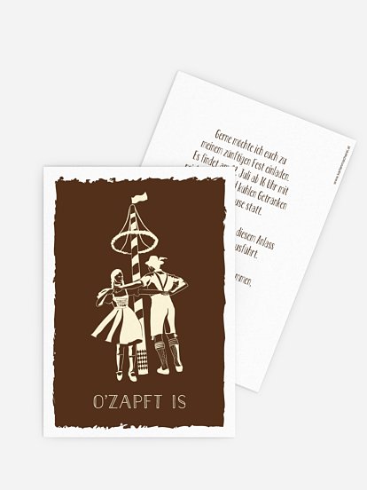 Partyeinladung Volksfest