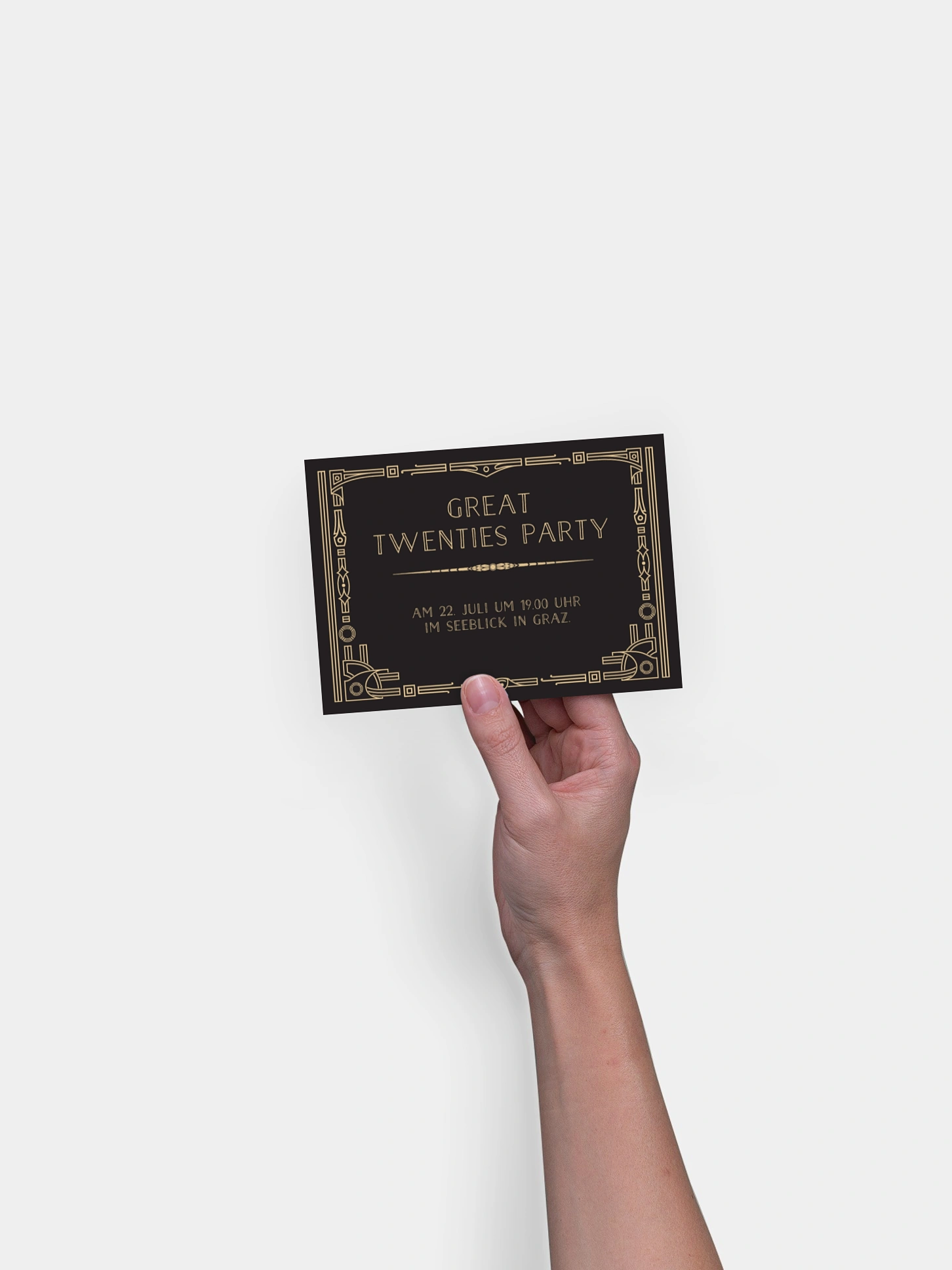 Partyeinladung Golden Twenties