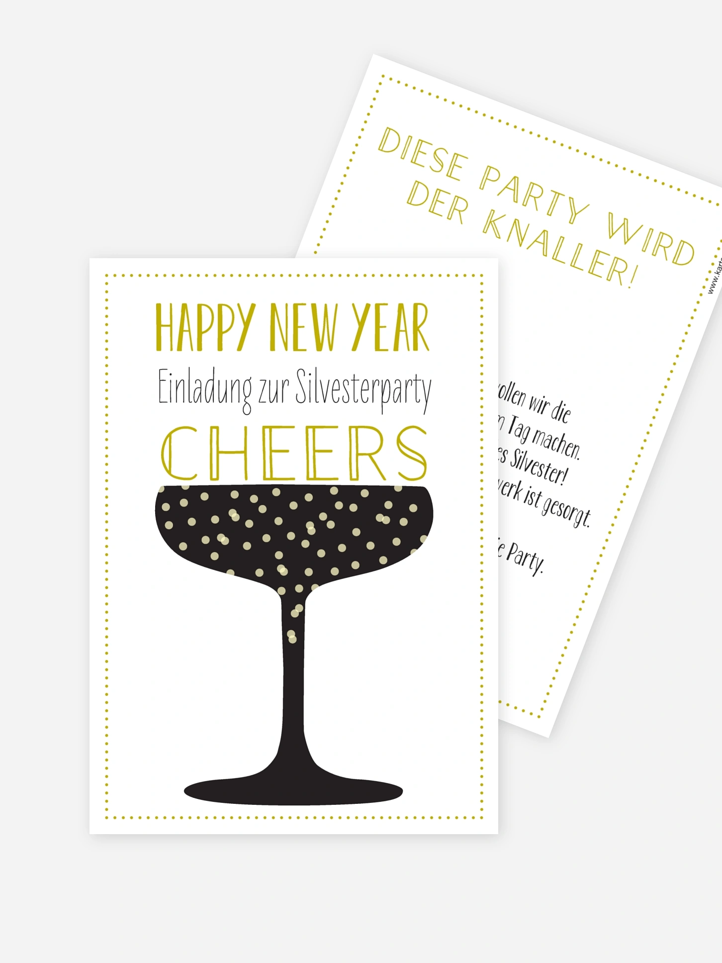 Partyeinladung Cheers