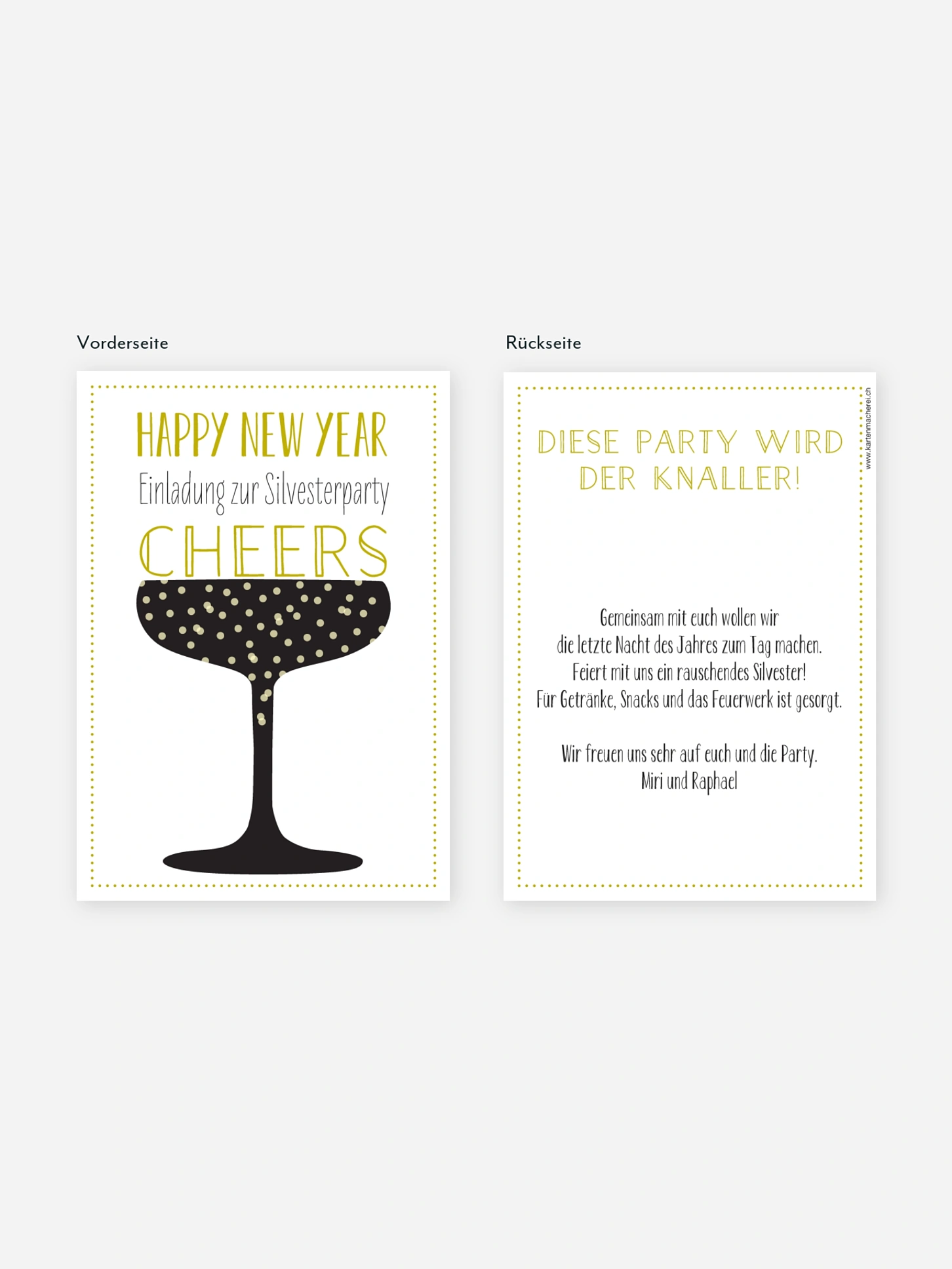 Partyeinladung Cheers