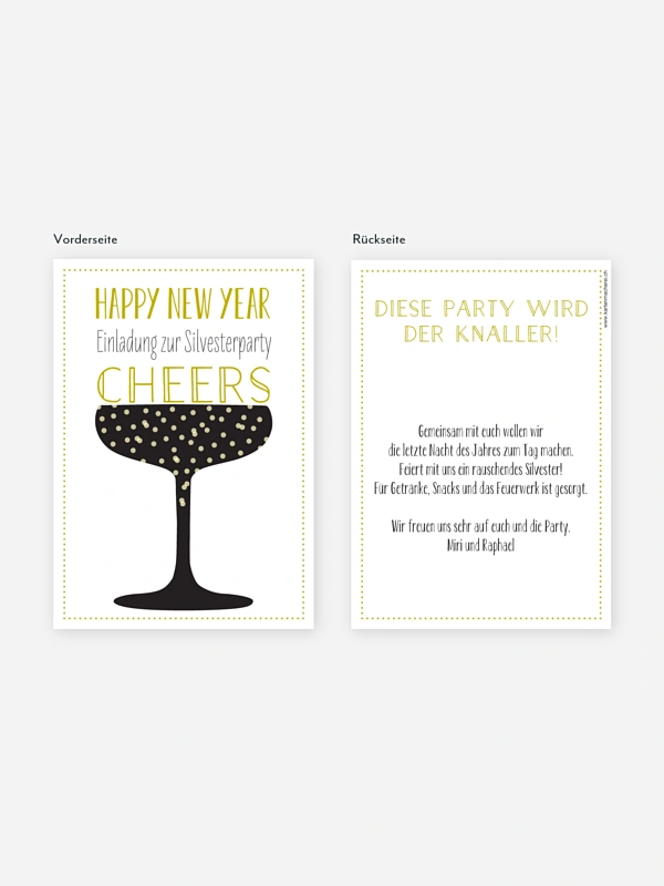 Partyeinladung Cheers