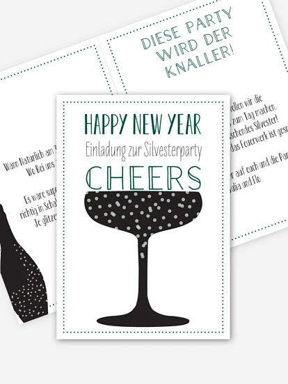 Partyeinladung Cheers