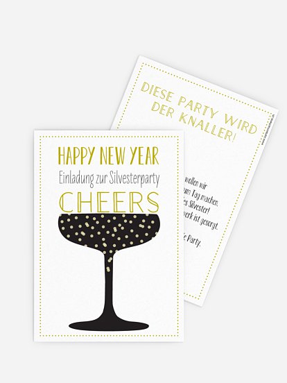 Partyeinladung Cheers