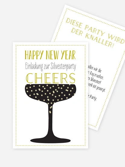 Partyeinladung Cheers