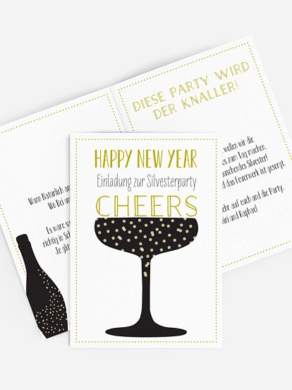 Partyeinladung Cheers