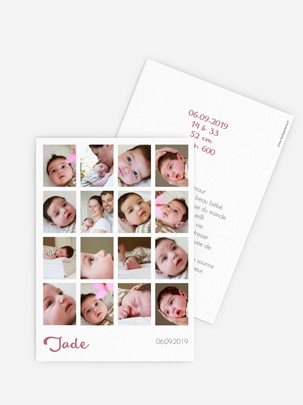 Faire-part naissance Lovely baby