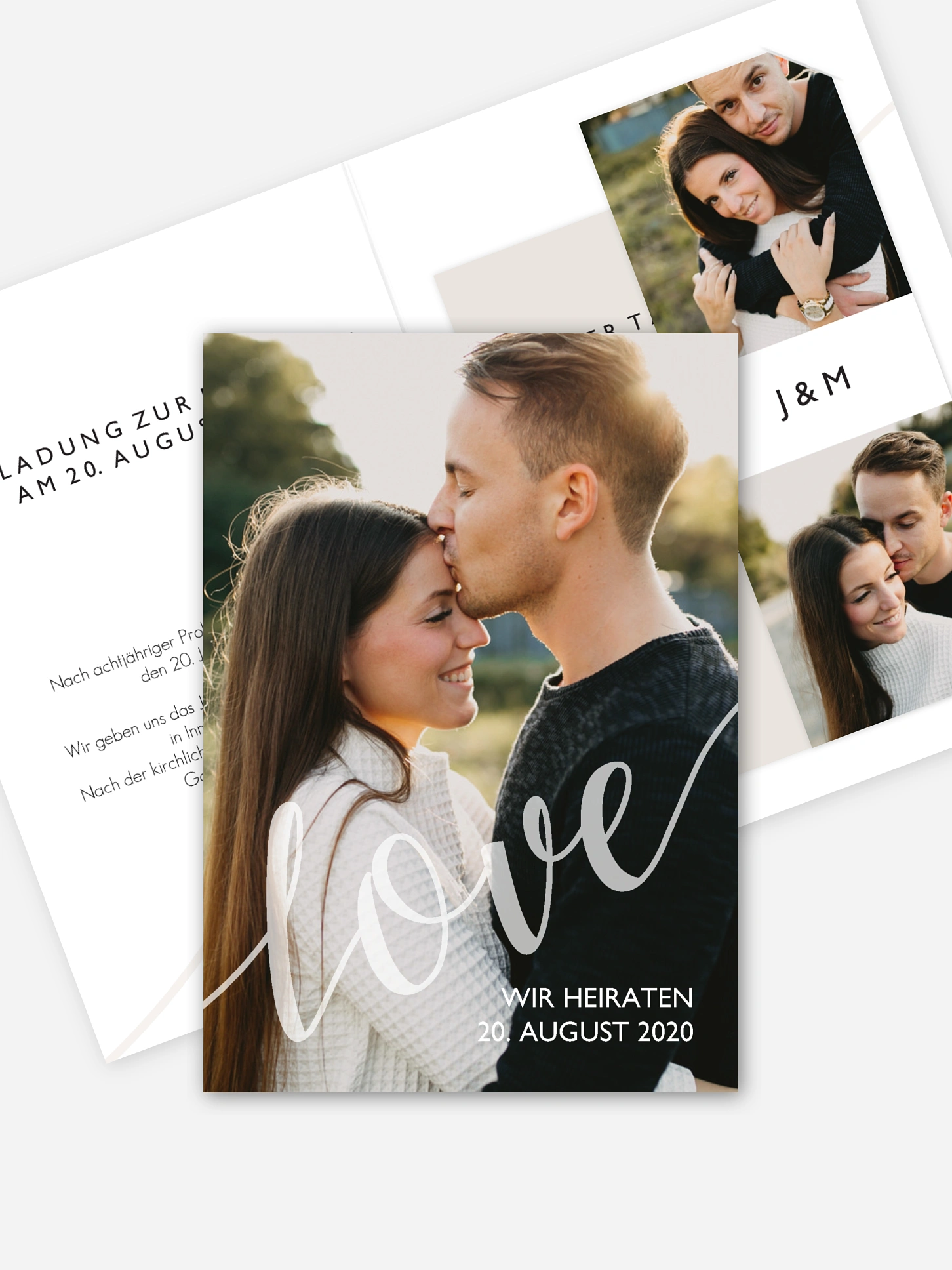 Hochzeitseinladung Only Love