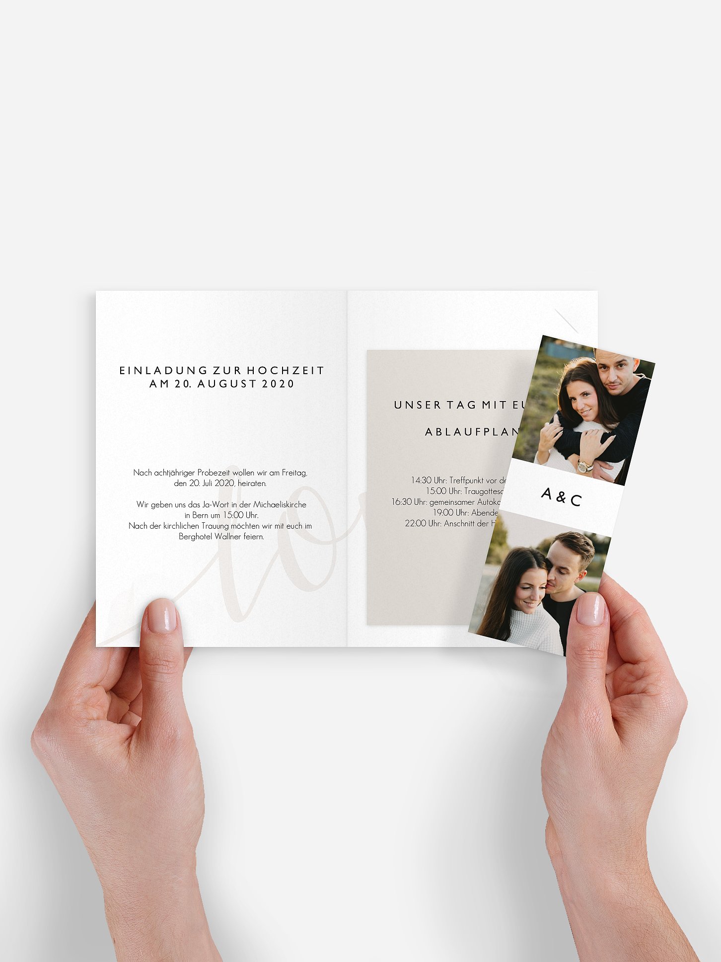 Hochzeitseinladung Only Love