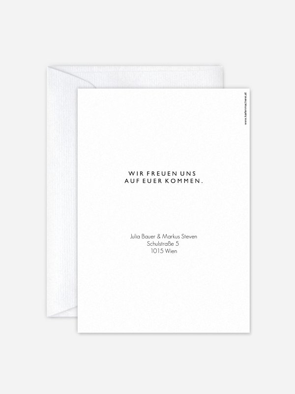 Hochzeitseinladung Only Love