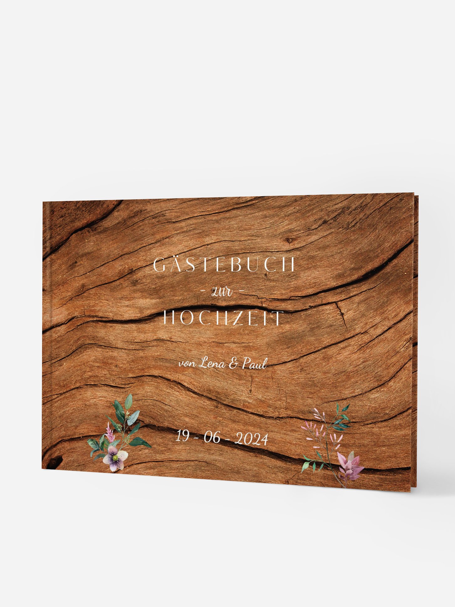 Gästebuch Rustic Bloom