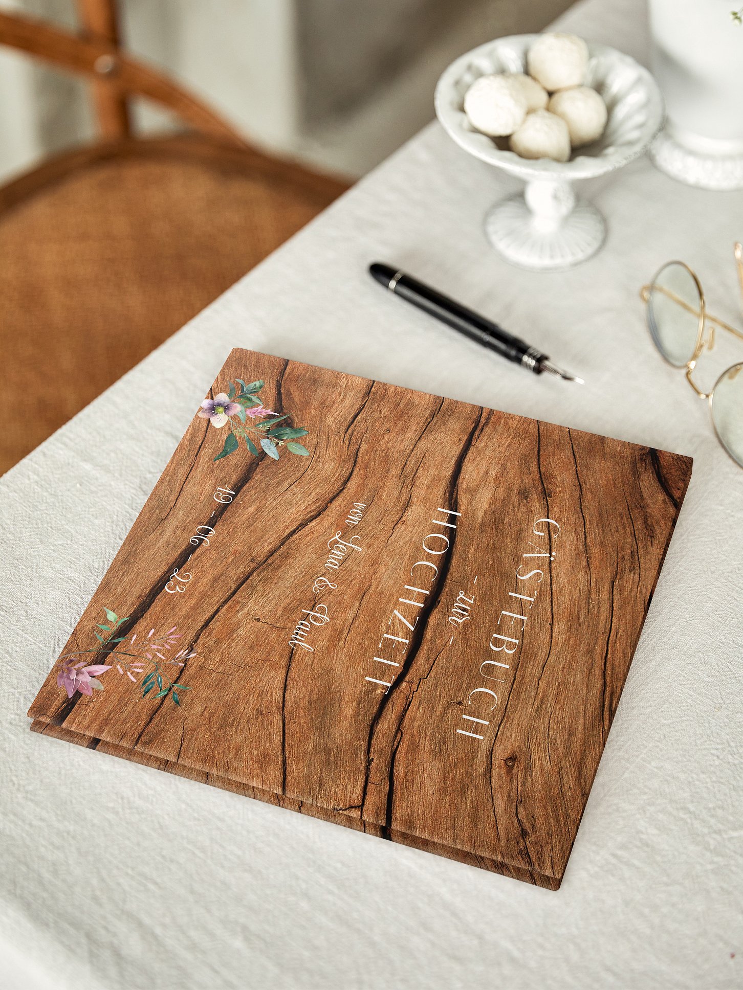 Gästebuch Rustic Bloom