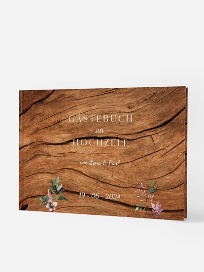 Gästebuch Rustic Bloom
