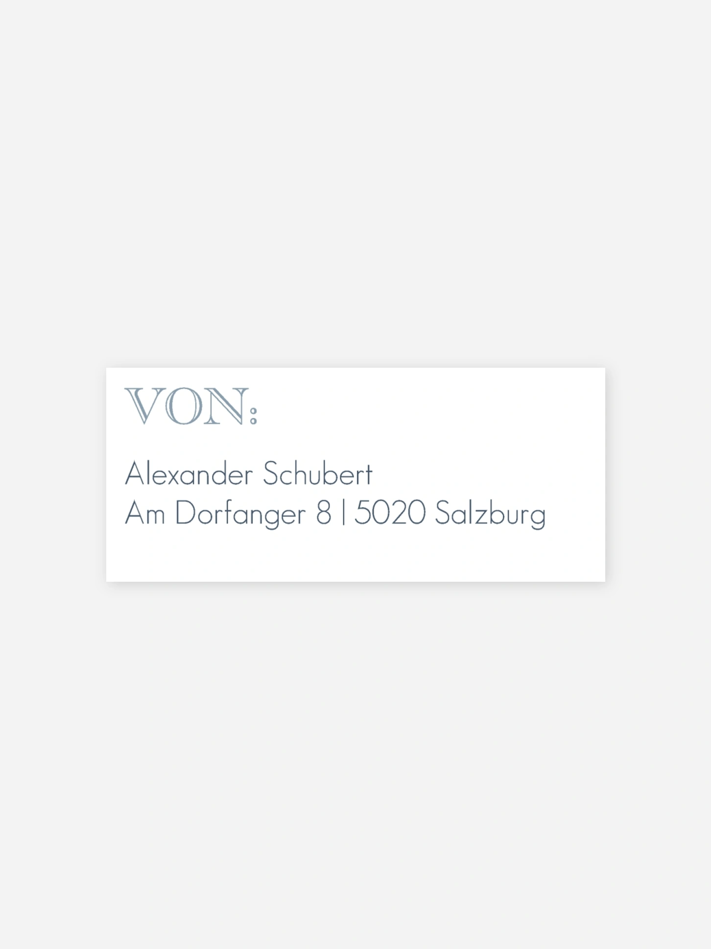 Absenderaufkleber Geburtstag Bildergeschichte