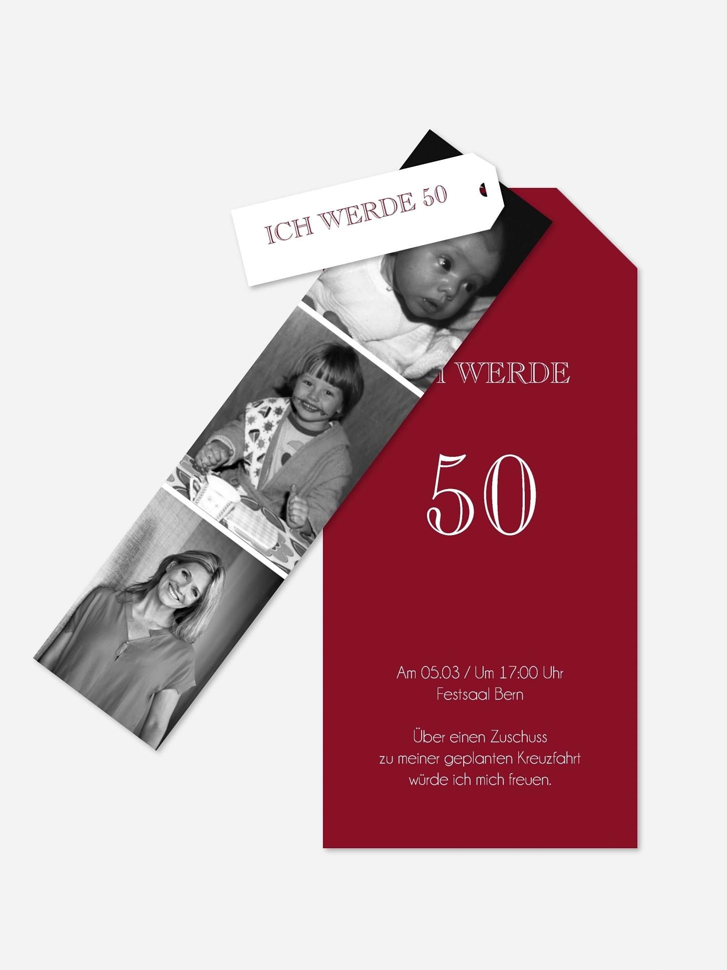 Einladung 50. Geburtstag Bildergeschichte