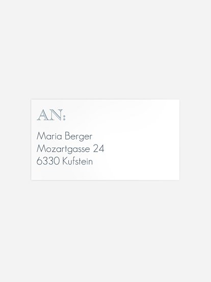 Empfängeraufkleber Geburtstag Bildergeschichte