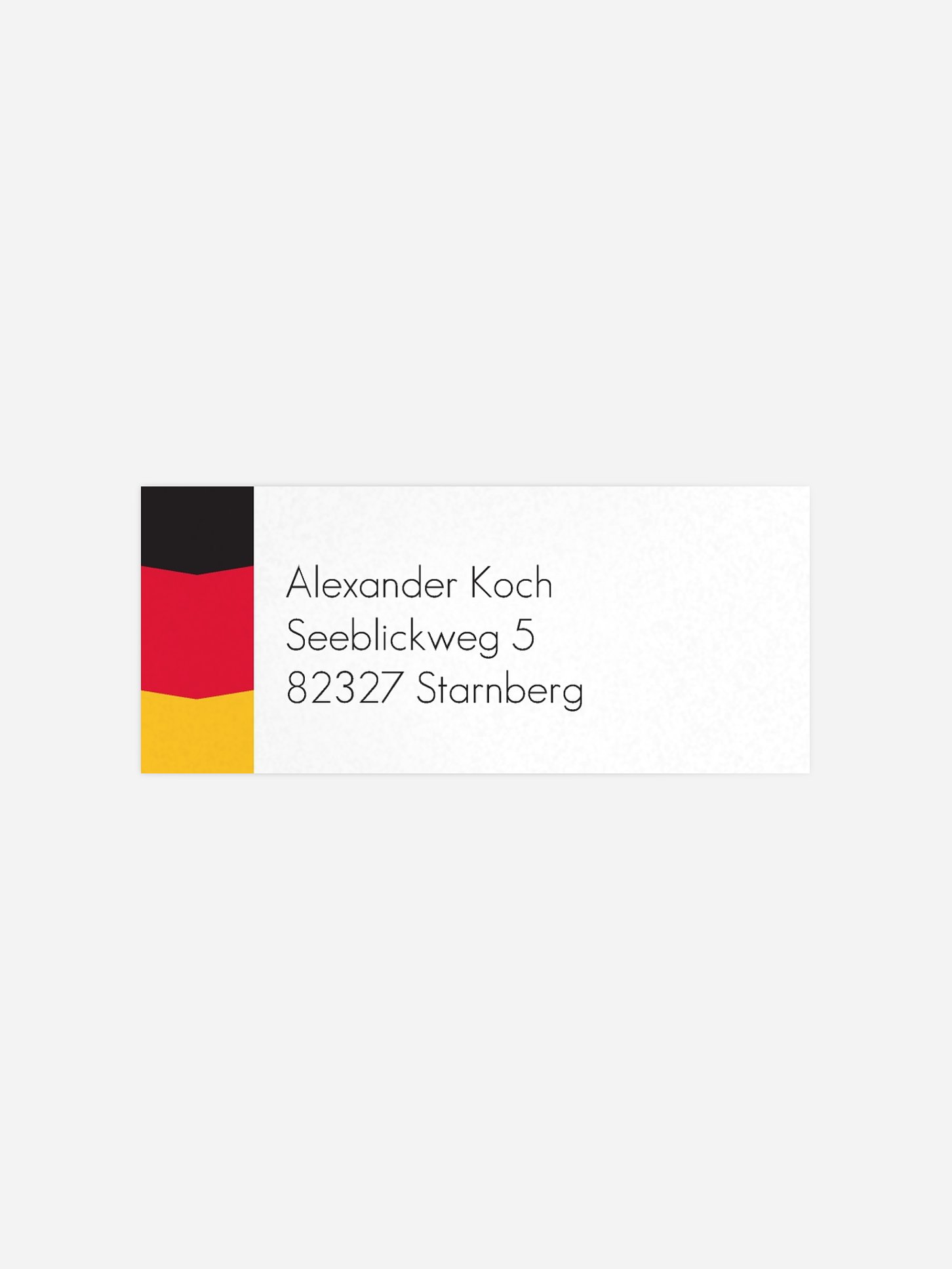 Absenderaufkleber Geburtstag Trikot