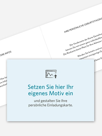 Einladung 18. Geburtstag Gestaltungsfreiheit