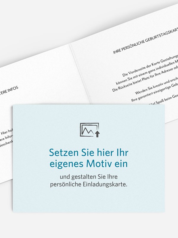 Einladung 40. Geburtstag Gestaltungsfreiheit